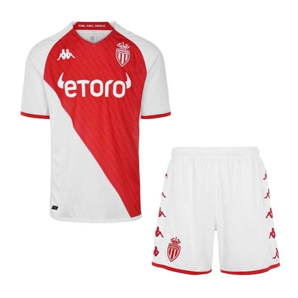 Camiseta AS Monaco 1ª Niño 2022-2023
